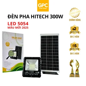 Đèn Pha Năng Lượng Mặt Trời, Ánh Sáng Trắng [300W] GPC Solar P300GPC5054